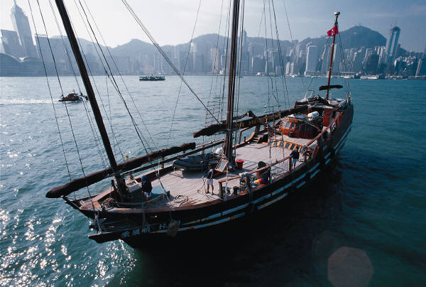Sail Boat at Anchorage